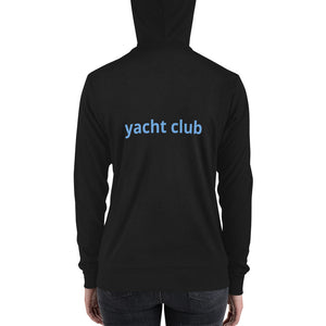 "yacht club" Modern Zip Hoodie